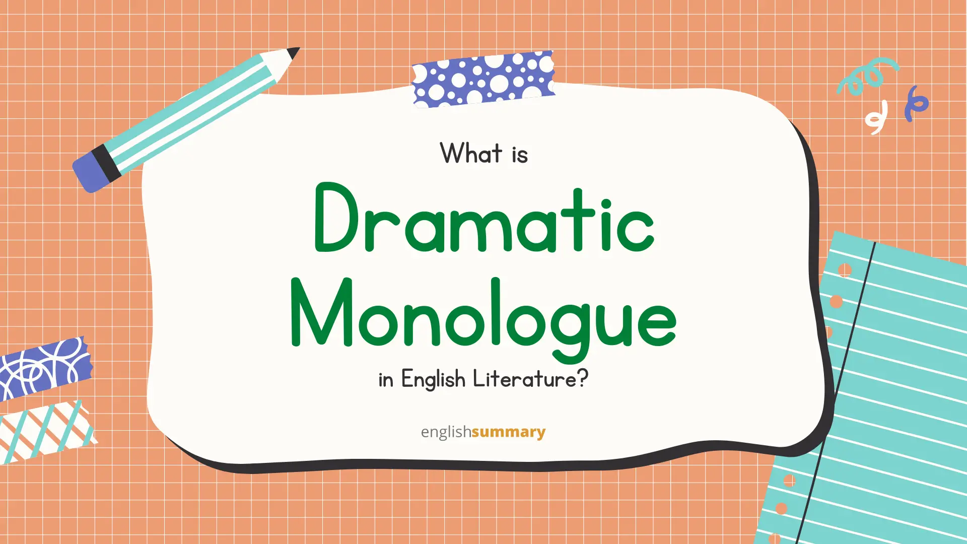 Dramatic Monologue