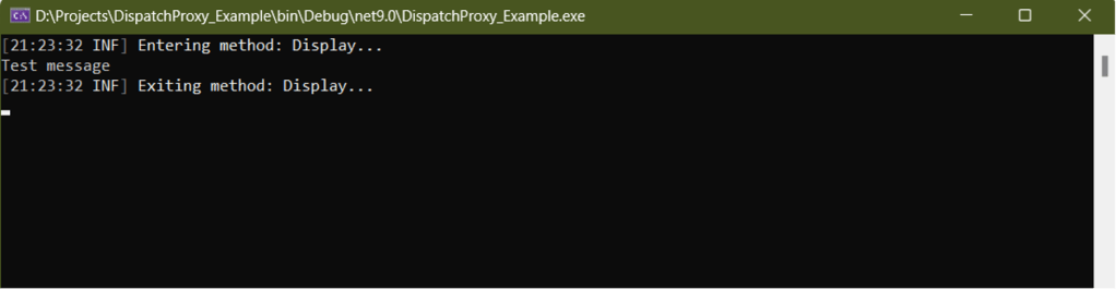 DispatchProxy example